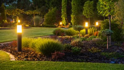 Garden Lighting Installation in Provo, UT