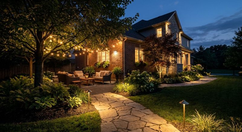 Terrace Lighting Installation in Littleton, CO